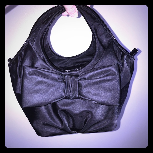 kate spade Handbags - kate spade ♠️ RARE black nylon mini bag with bow